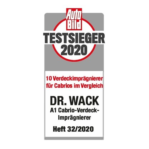 Dr. Wack A1 Cabrio Verdeck-Reiniger & Verdeck-Imprgnierer 400 m + 2x Mikrofasertuch Set