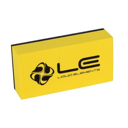 Liquid Elements Applikator Block Gelb mit Logo 8x4x2 cm Z15